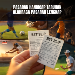 Ilustrasi pasaran handicap dalam taruhan olahraga.
